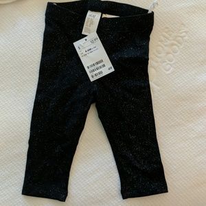 Black Sparkle Leggings
